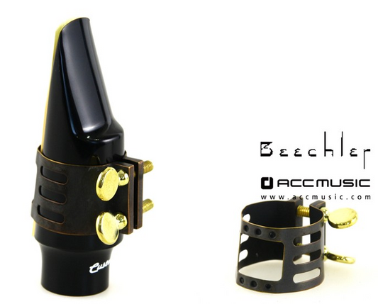 Beechler Ebonite Inverted Antique Finish Alto Ligature L01/A