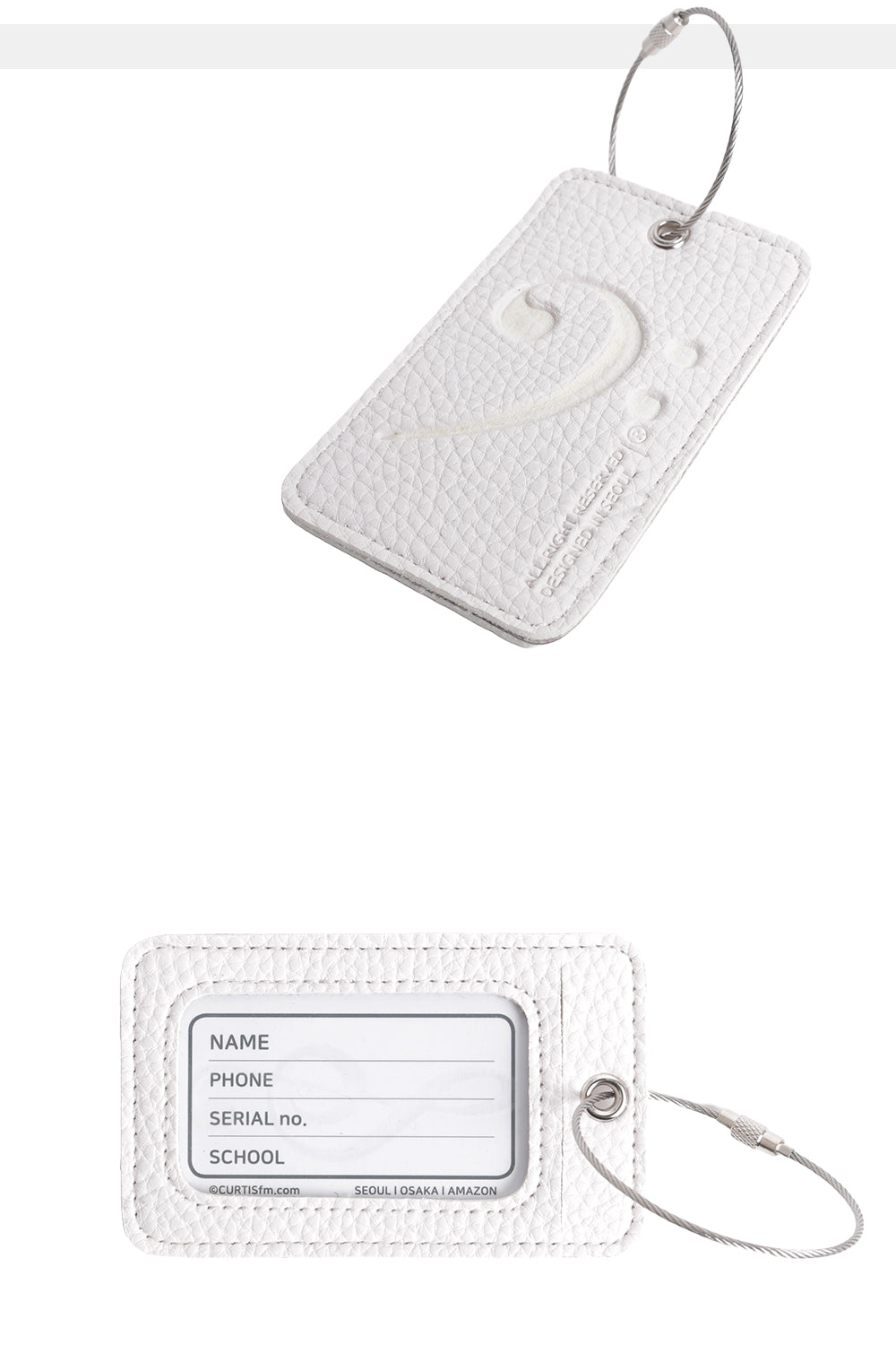 CURTIS Bass clef wire ID tags
