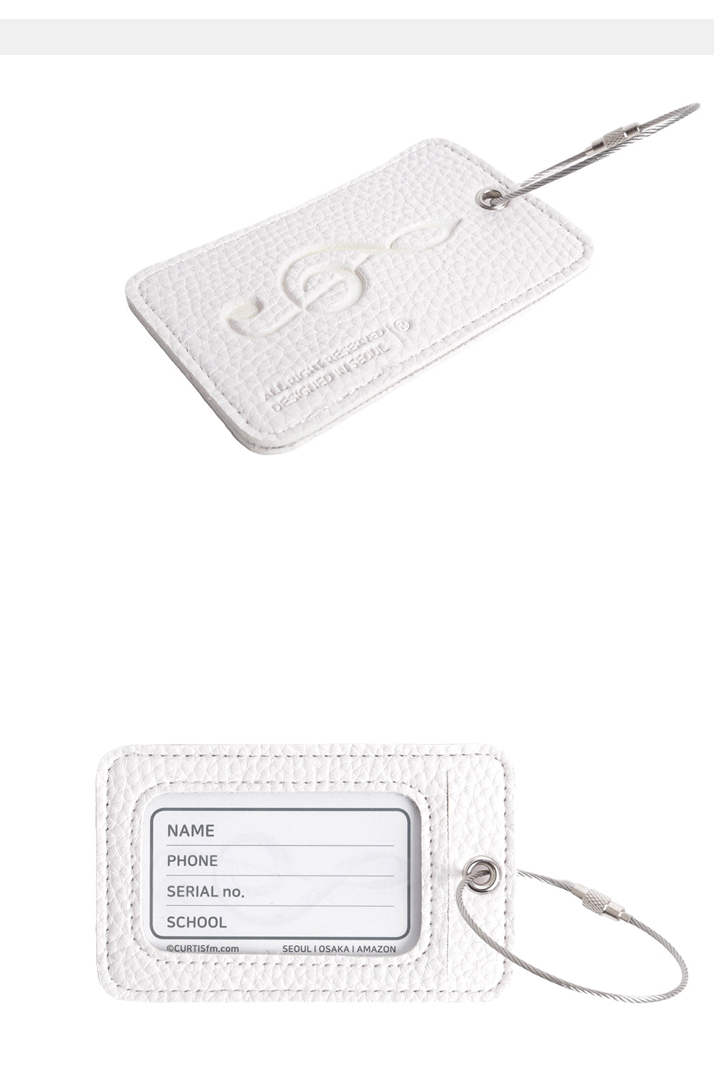 CURTIS Treble clef wire ID tags