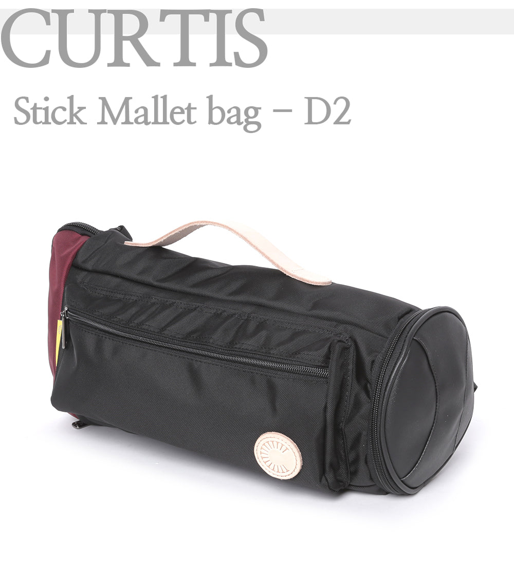 Curtis Drum Stick Mallet Bags D2 - Black & wine
