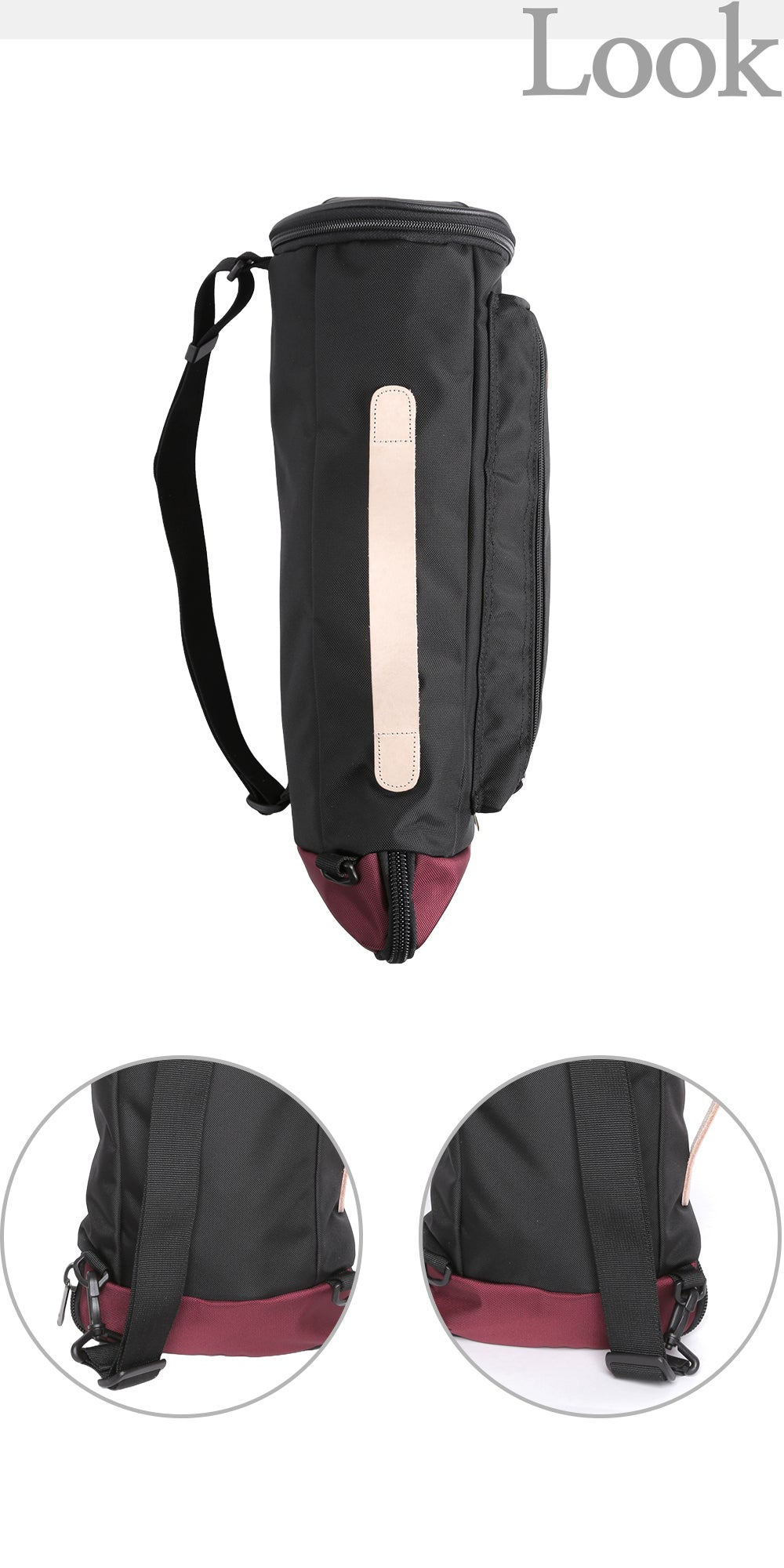 Curtis Drum Stick Mallet Bags D2 - Black & wine