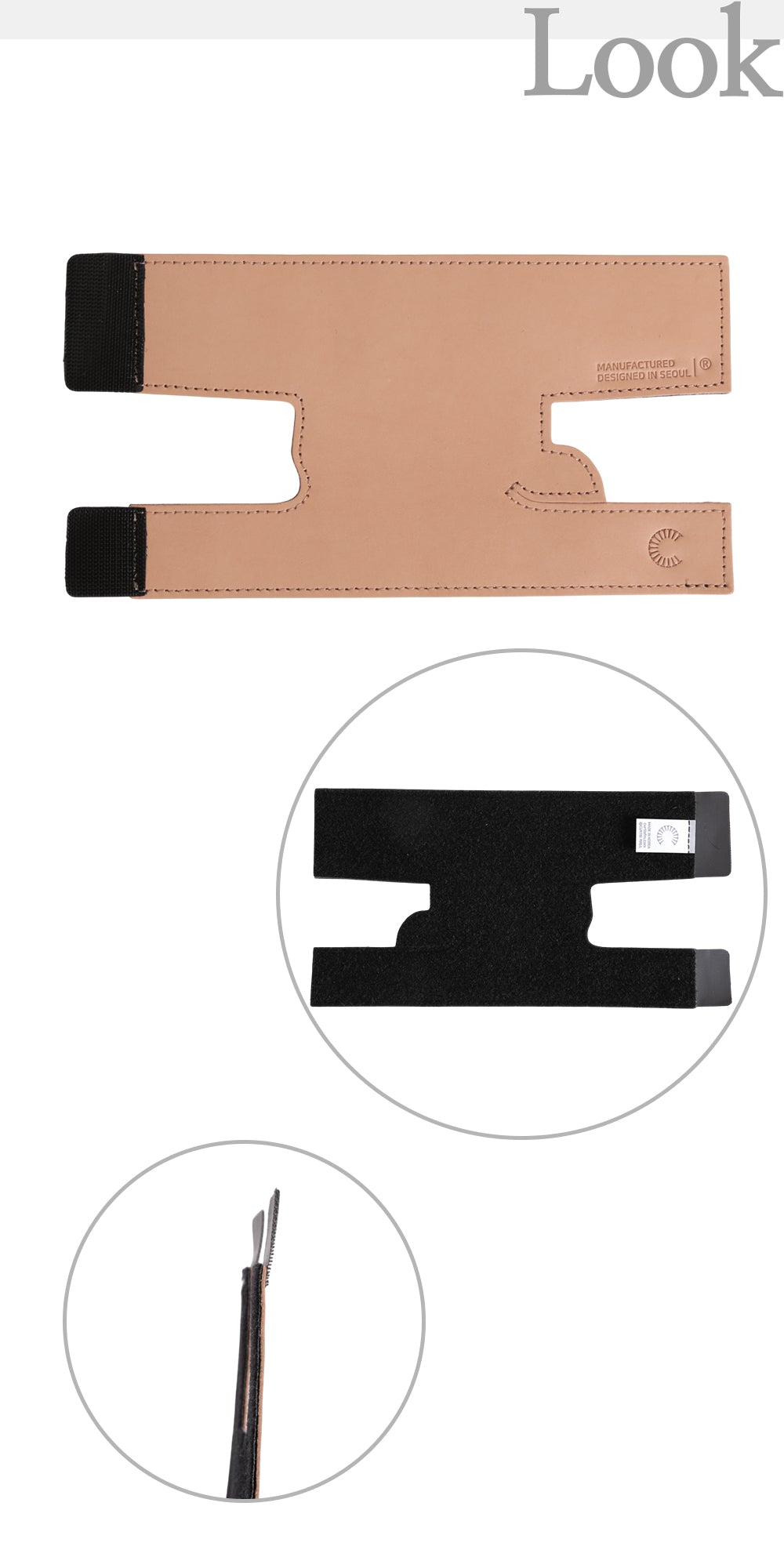 Curtis Trumpet Valve Guard HGT5 - Vachetta Leather, Standard design