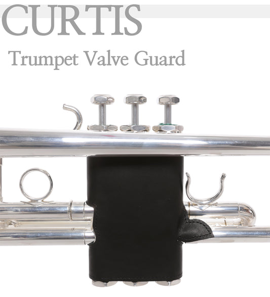Curtis Trumpet Valve Guard HGT5 Black - Leather, Standard design
