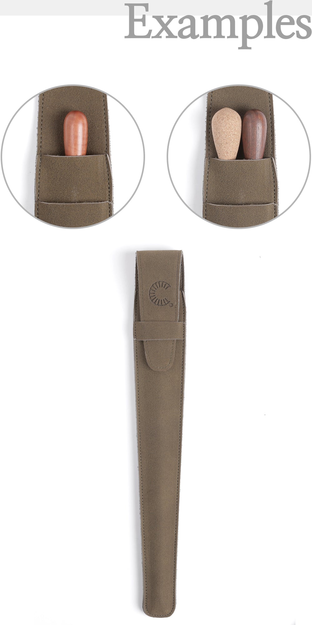 CURTIS One-double Buckskin Baton Case - 5 colors