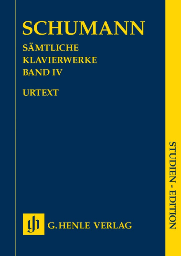 ROBERT SCHUMANN Complete Piano Works, Volume IV