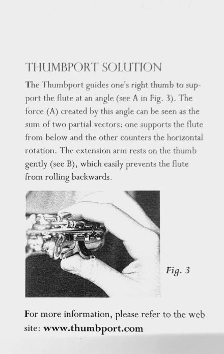ABA Music Fingerport Finger Rest