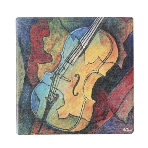 AIM Abstract Cello Stone Coaster MUCO23