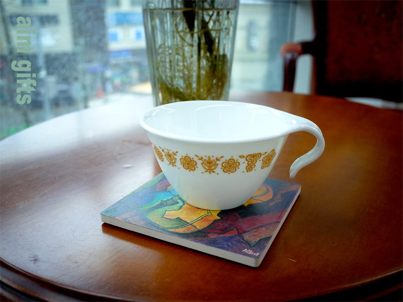 AIM Abstract Cello Stone Coaster MUCO23