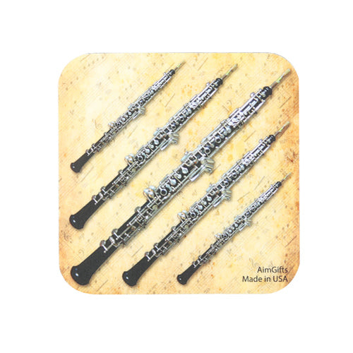 AIM Oboe Sheet Music Vinyl Coaster 82398