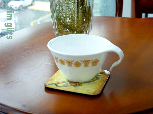 AIM Trumpet Sheet Music Vinyl Coaster 29890