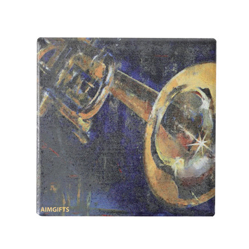 AIM Trumpet Stone Coaster MUCO21