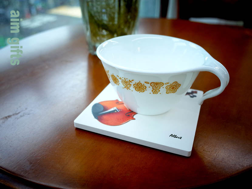 AIM Violin Stone Coaster MUCO2