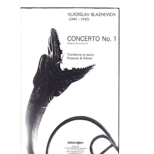 Blazhevich - Concerto No. 1 for Trombone and Piano TB3