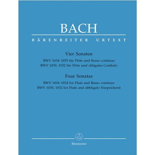 Bach Four Flute Sonatas - BWV 1030, 1032, 1034, 1035 BA5198