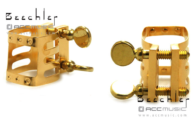 Beechler Bellite Gold Plated Saxophone Ligature L50/G