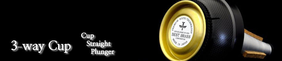 Best Brass 3-Way Cup Mute for Trumpet 3-way Cup