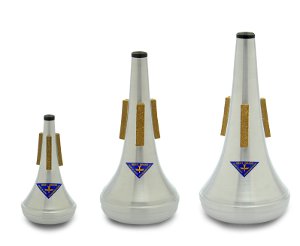Best Brass Straight Mini Trumpet Mute - Aluminum Straight mini
