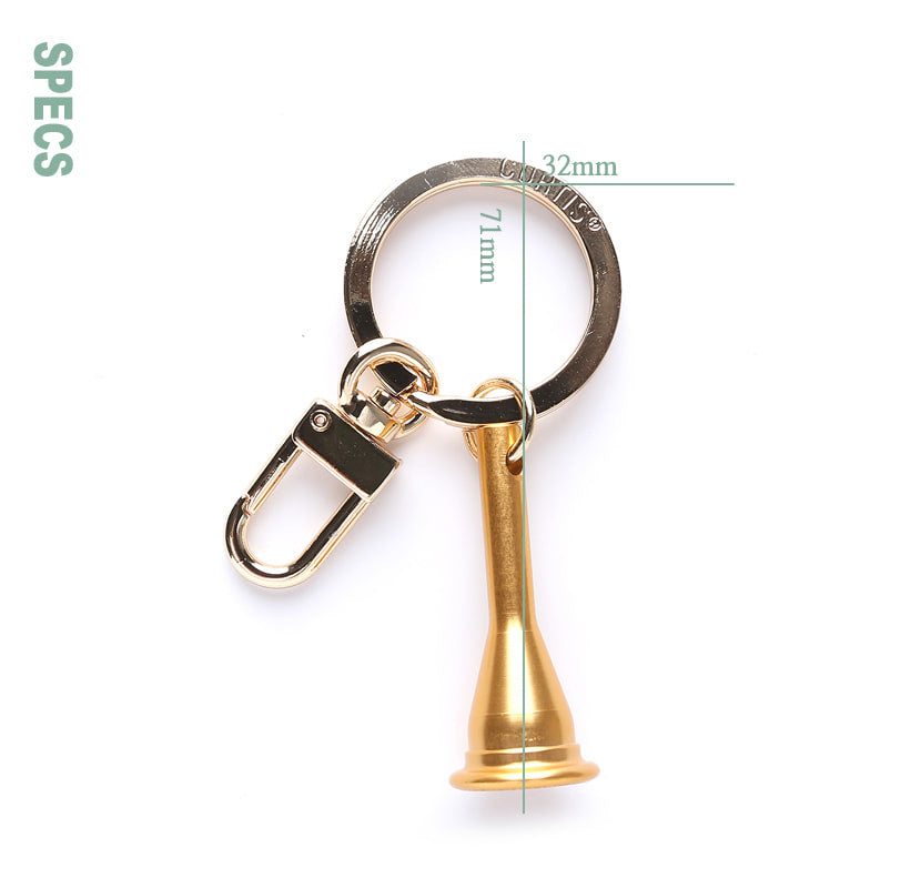 Curtis French Horn Mouthpiece theme Keychain KY