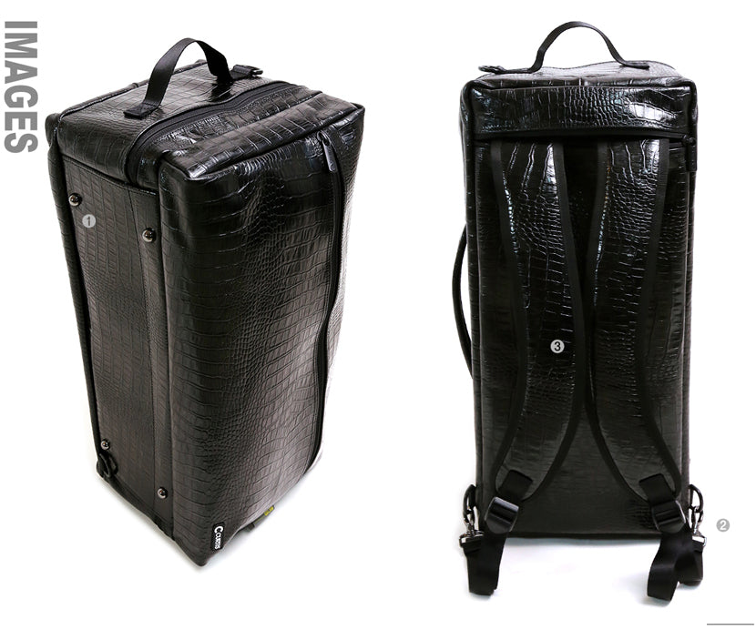 Curtis Hybrid Insulation Trumpet Double Leather Case T1D - Crocodile pattern leather
