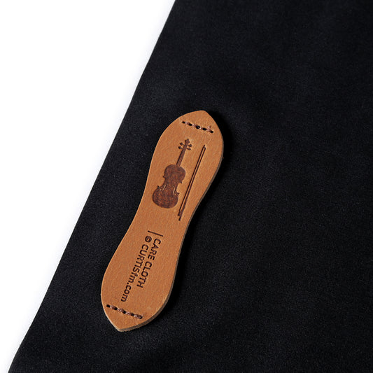Curtis Leather Label Microfiber Polishing Cloth - Violin PC3V