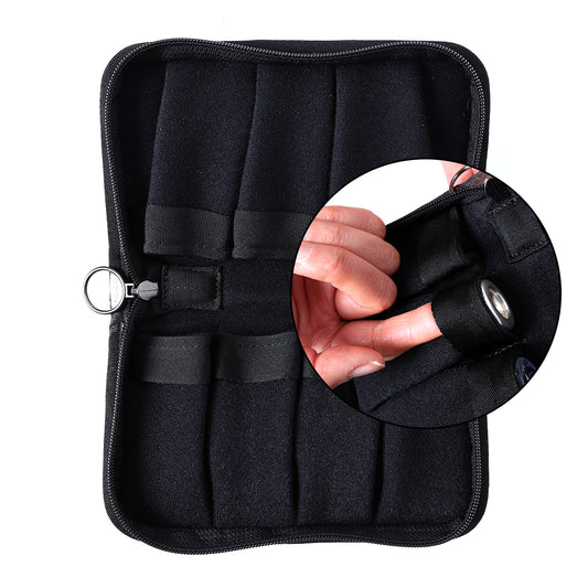 Curtis Mega Horn/Trumpet Mouthpiece - Coated Nylon with Zipper, 7 Piece