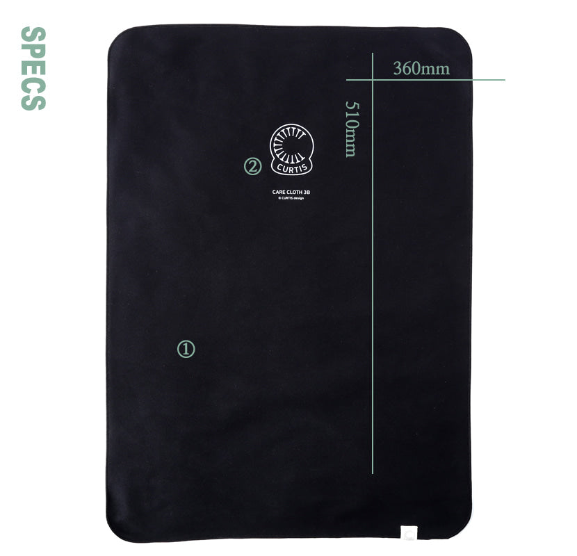 Curtis Premier Microfiber Polishing Cloth - 3B PC2L