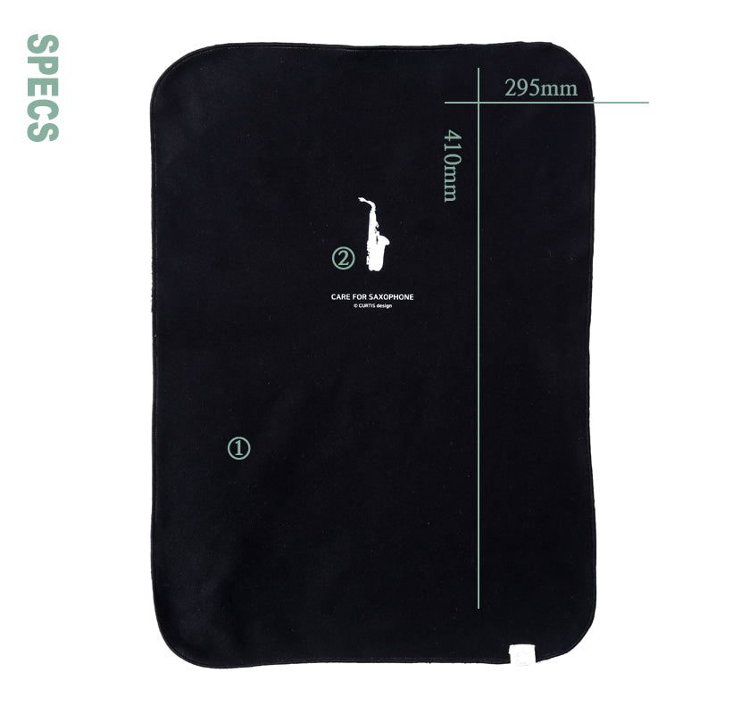 Curtis Premier Microfiber Polishing Cloth - Saxophone PC2S