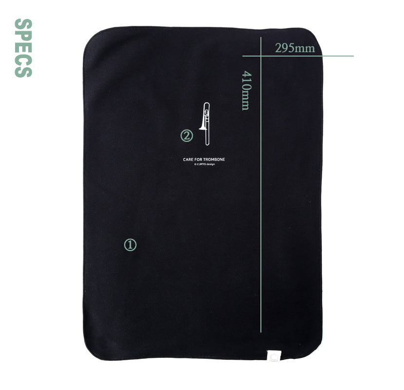 Curtis Premier Microfiber Polishing Cloth - Trombone PC2P