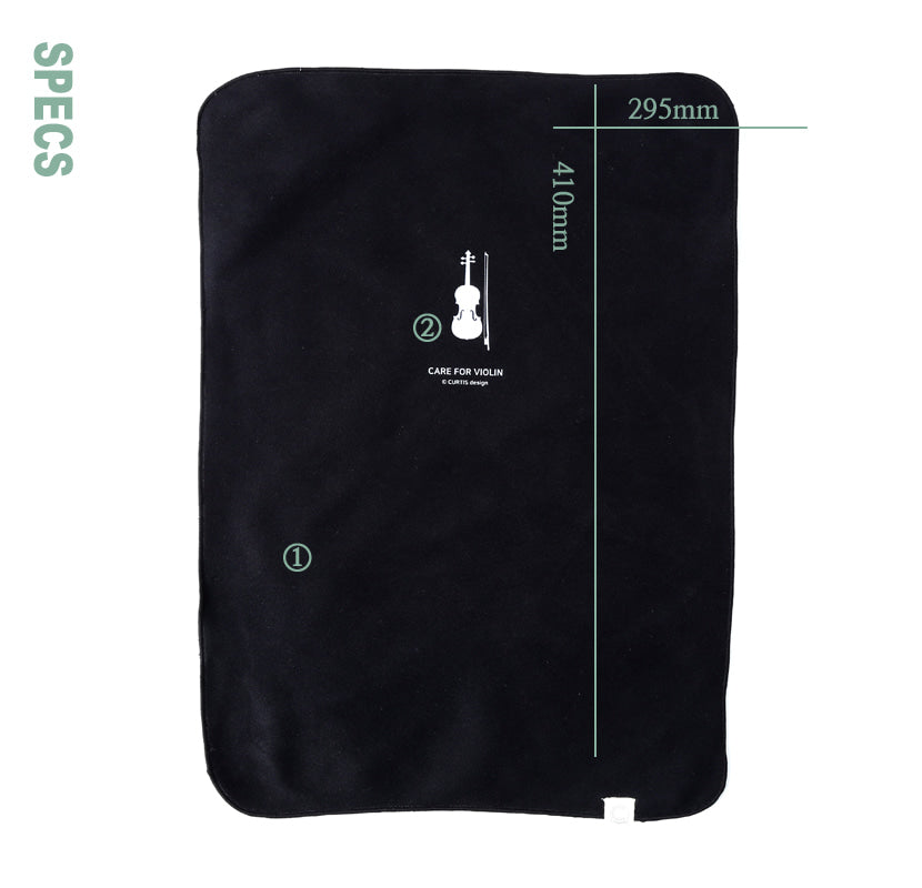 Curtis Premier Microfiber Polishing Cloth - Violin PC2V
