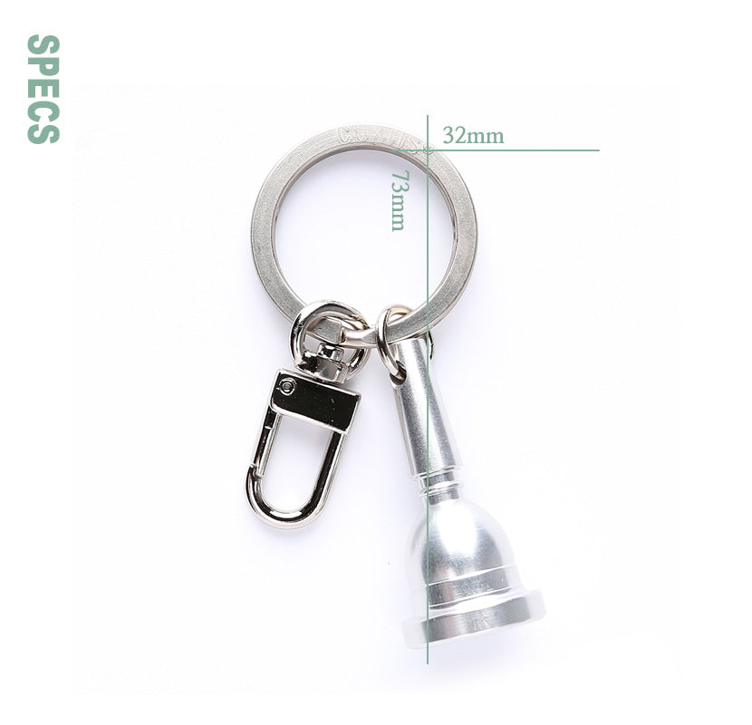 Curtis Trombone Mouthpiece Theme Keychain KY