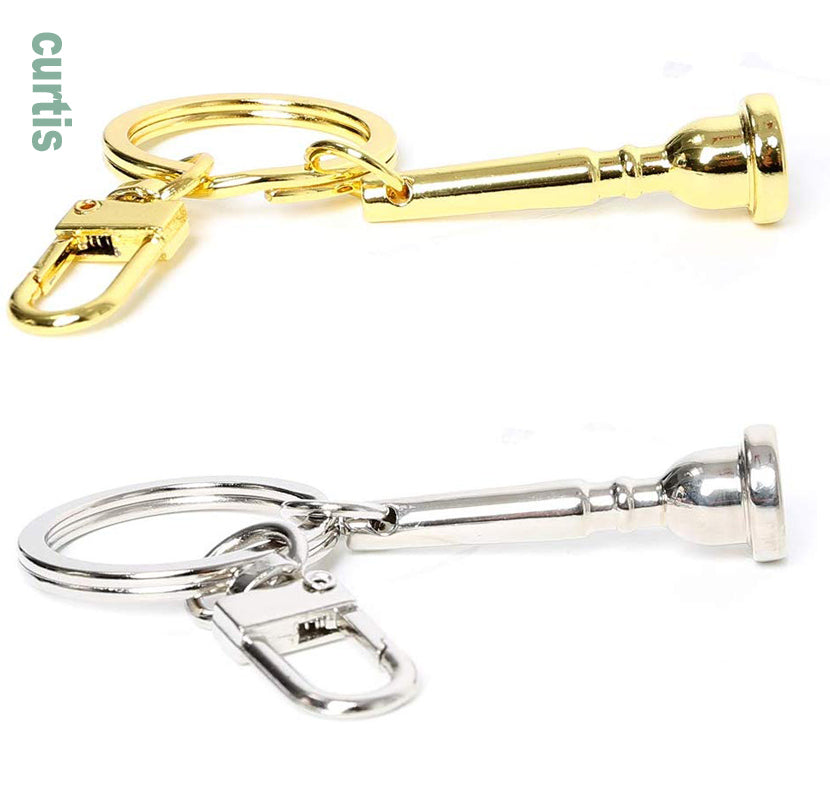 Curtis Trumpet Mouthpiece Theme Keychain TK1S-C