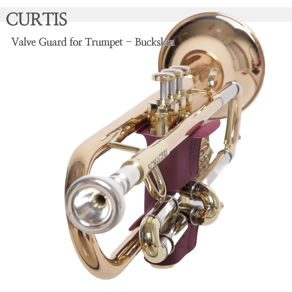 Curtis Trumpet Valve Guard - Flap Style Buckskin