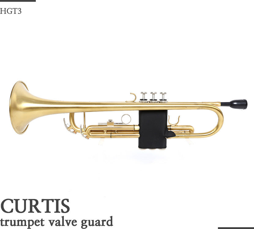 Curtis Trumpet Valve Guard HGT3 - Black, Non slip HGT3