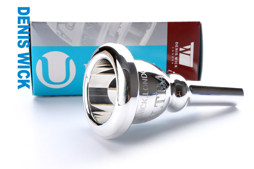 Denis Wick Aaron Tindall Ultra Series Tuba Mouthpiece - Silver Plated DW5386-AT