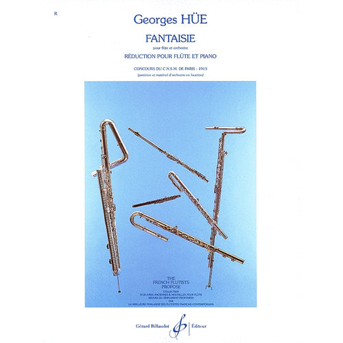 Georges Hue Fantaisie for Flute and Piano 524-00385