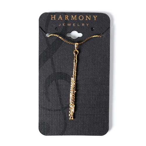 Harmony Flute Gold Necklace FPN546G
