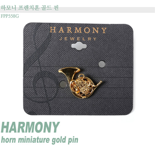 Harmony Horn Gold Pin FPP558G