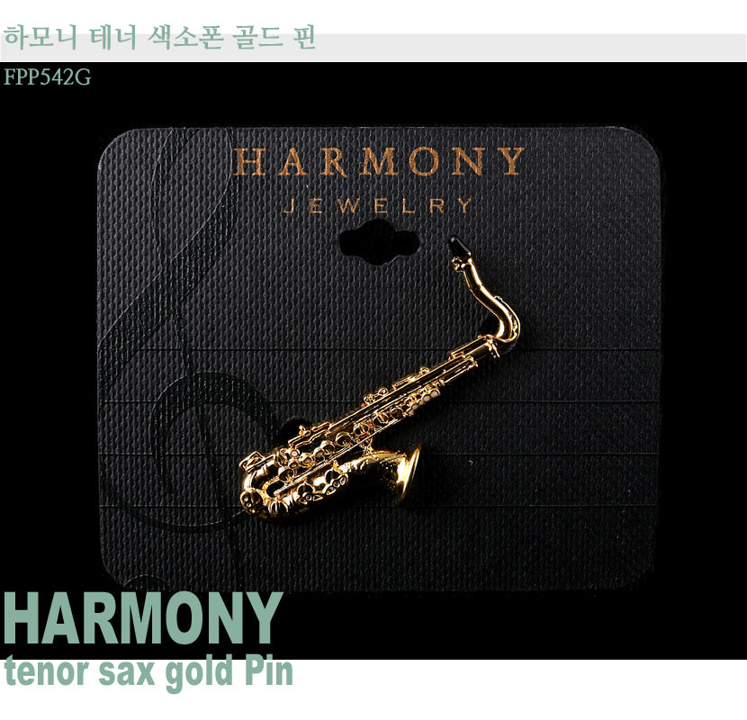 Harmony Tenor Saxophone Gold Pin FPP542G