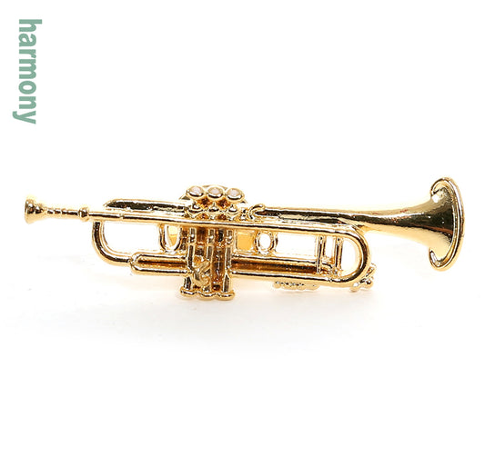 Harmony Trumpet Gold Pin FPP545G