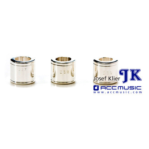 JK(Josef Klier) Brass mouthpiece Adjusting sleeves silver plated