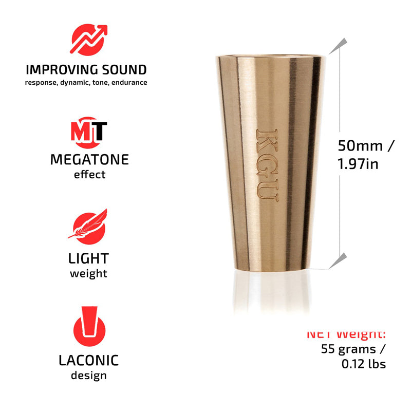 KGU Brass Cone Trumpet Mouthpiece Booster