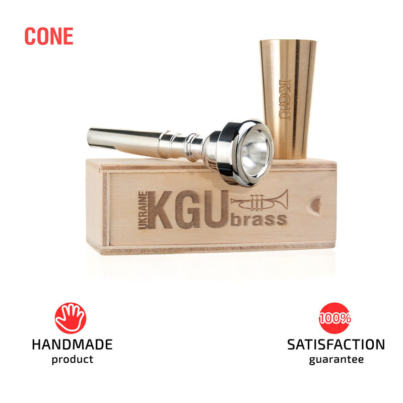 KGU Brass Cone Trumpet Mouthpiece Booster