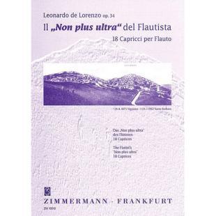 Lorenzo -The 'Non Plus Ultra' of Flutists Op.34  ZM10010