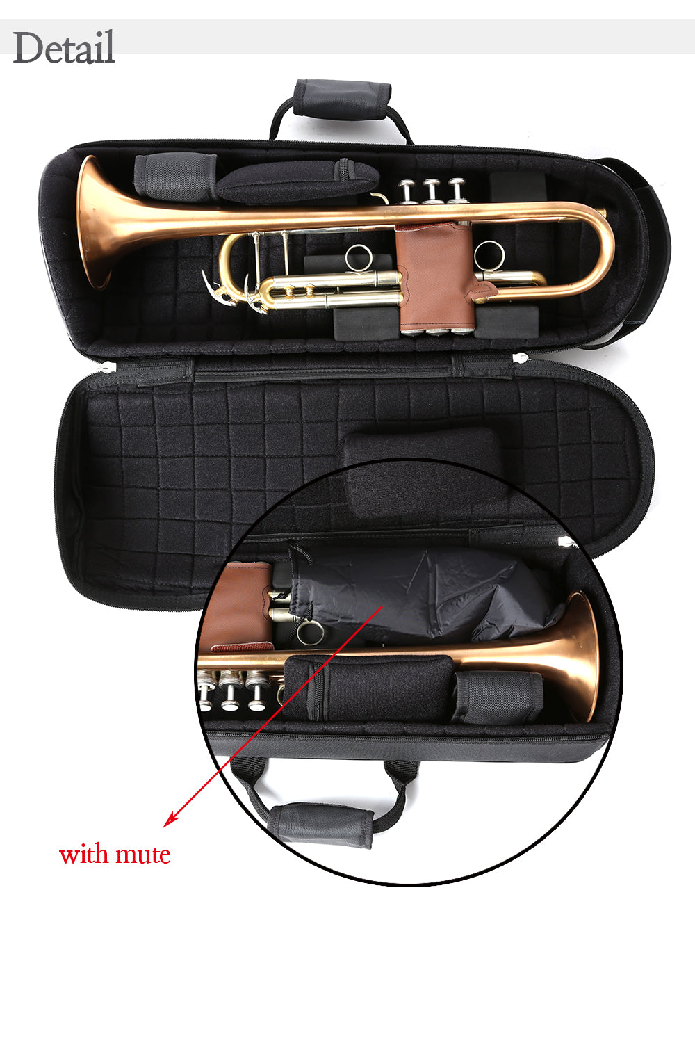 Marcus Bonna 1 Trumpet Semi-hard Case with backpack strap