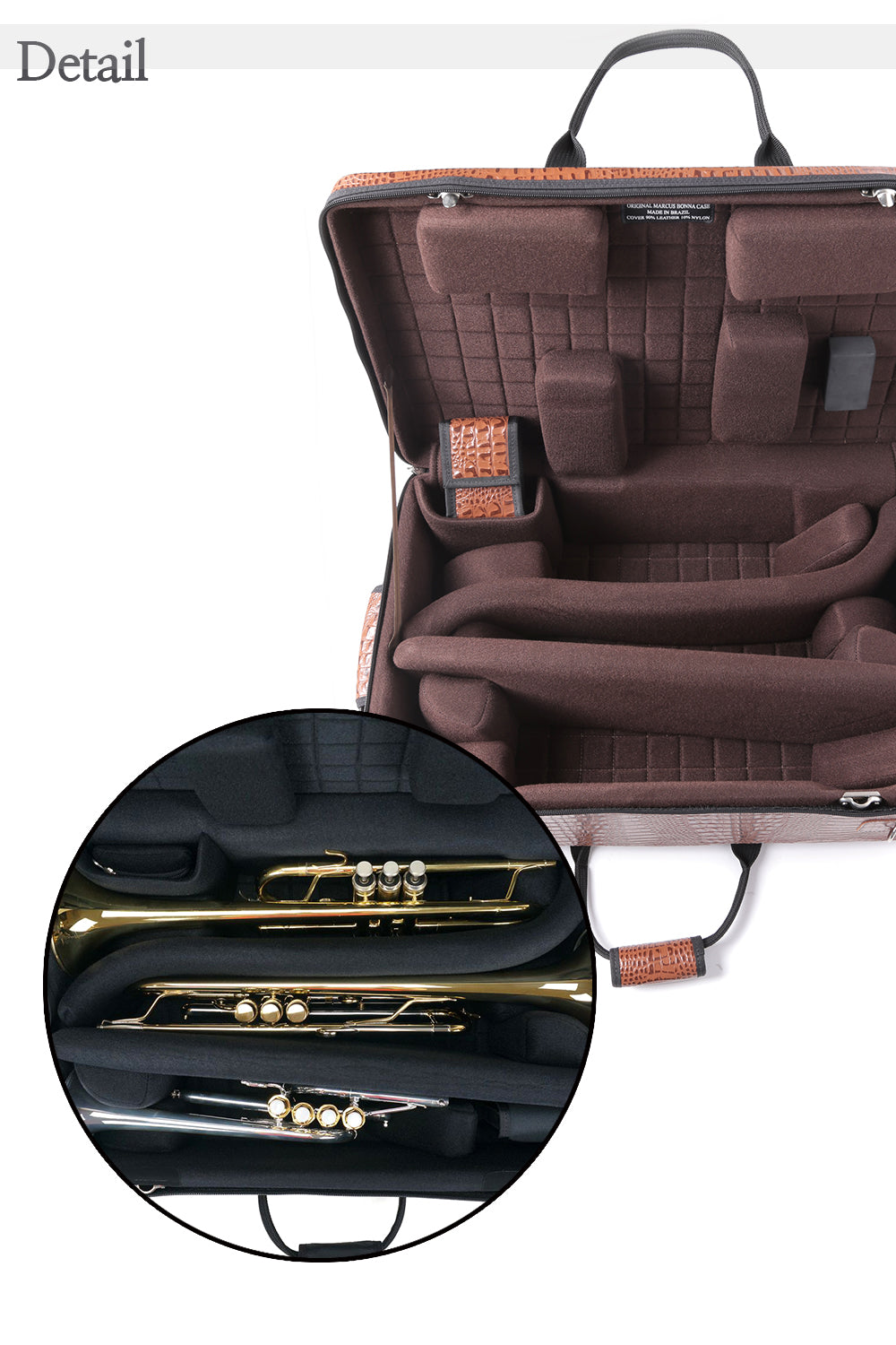 Marcus Bonna 3 Trumpets Case - Leather