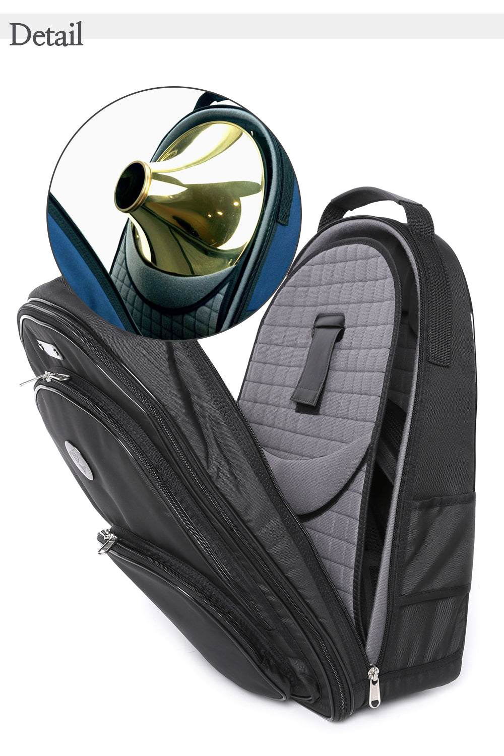 Marcus Bonna Backpack Bag With Room For Horn - Semi hard