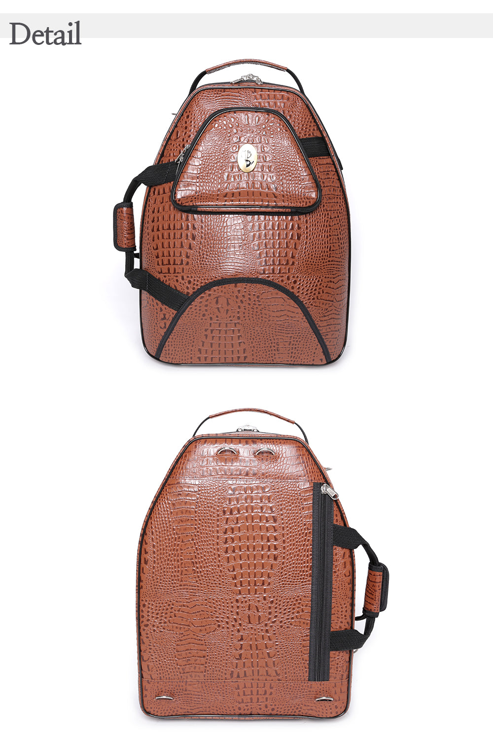 Marcus Bonna French Horn Case Model MB-5 Baby 1 / Crocodile style leather