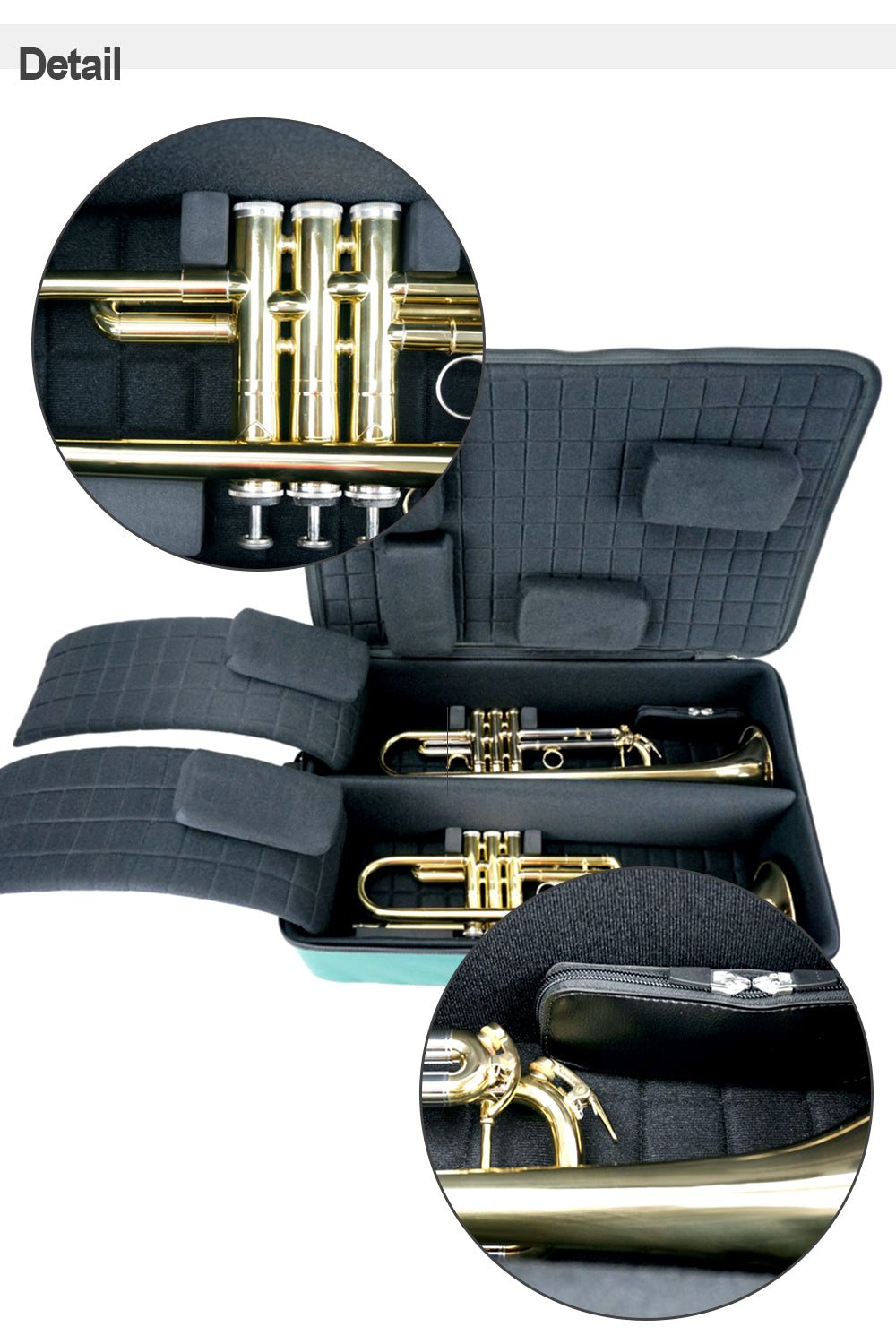 Marcus Bonna Soft Case for 4 Piston Trumpets - Black