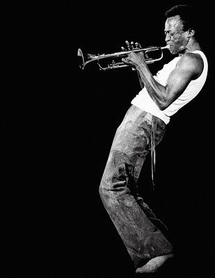 Miles Davis Printed Polo T-shirt