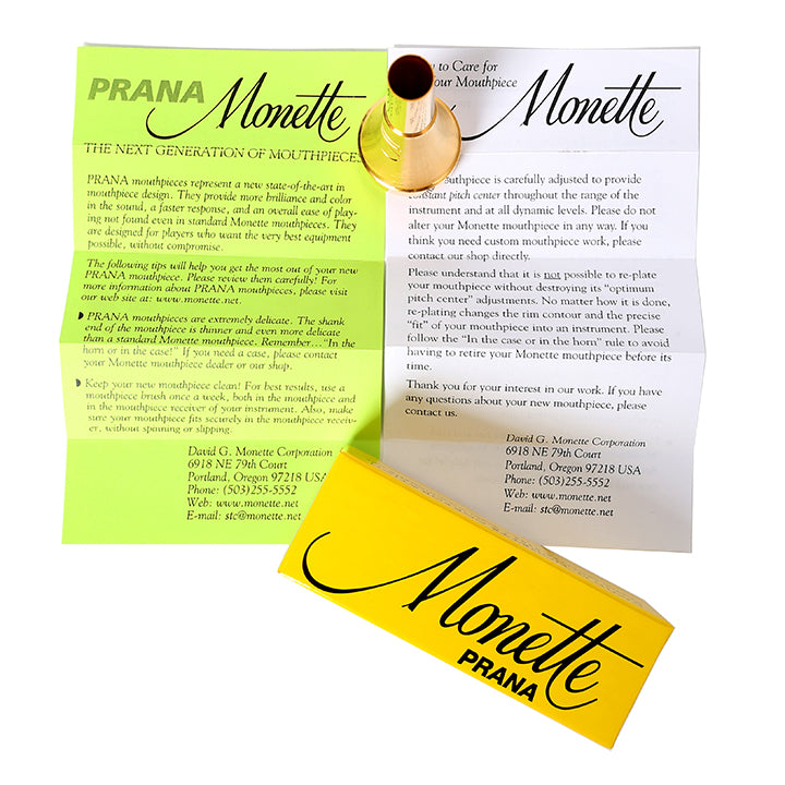 Monette Resonance Bb Trumpet Mouthpiece / PRANA